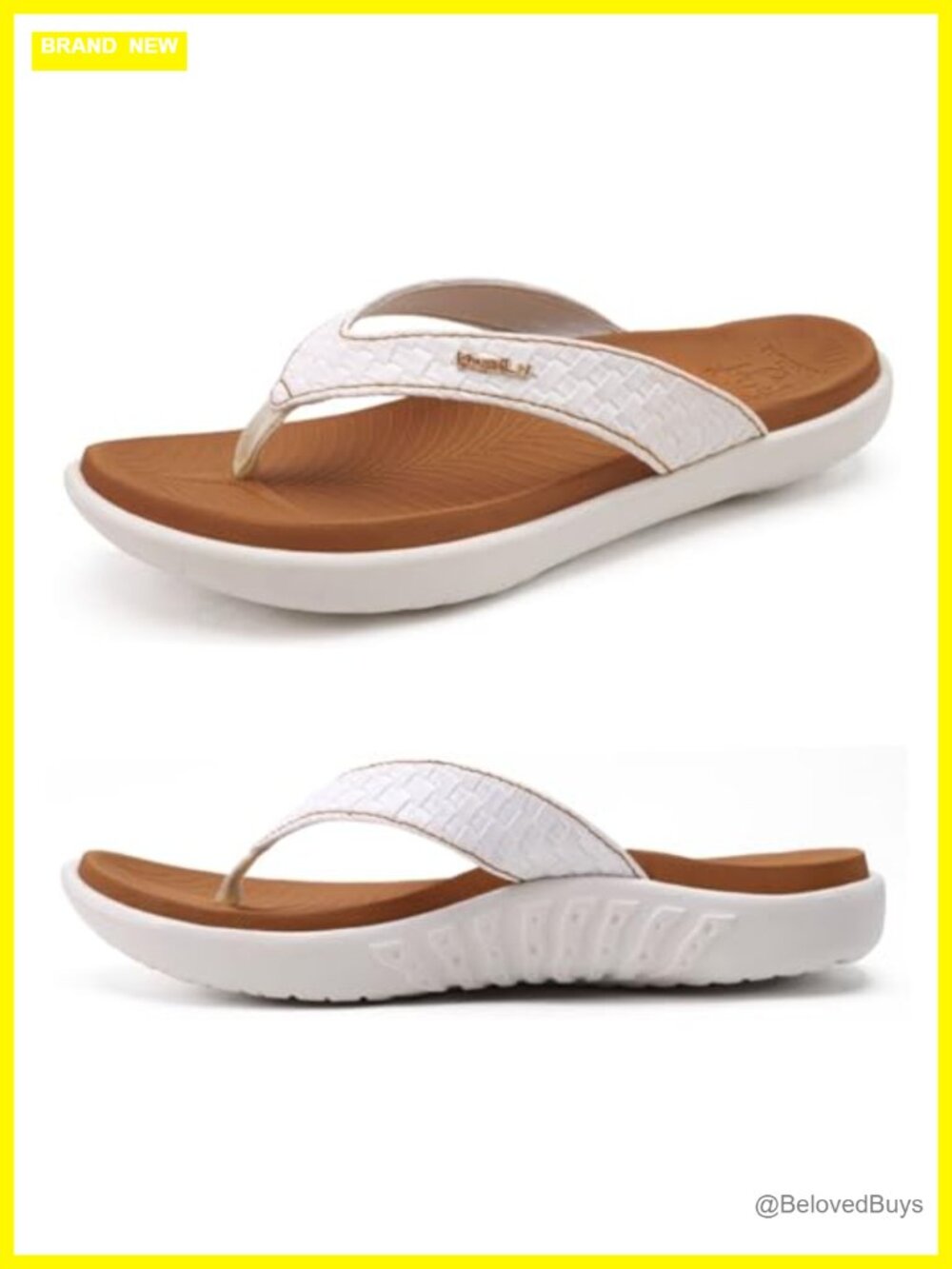 Womens Flip Flops Arch Support Yoga Mat Cushioned Thong Sandals Comfortable